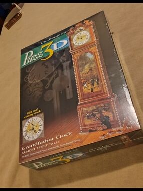 NWT & SEALED!! Puzzle- 3D Grandfather Clock Puzzle